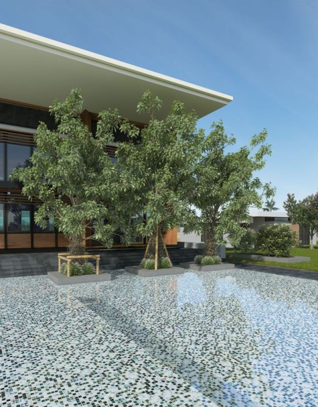 На пол Nature Sky 5607 (25x2.5) 31.7x31.7 - фото 4