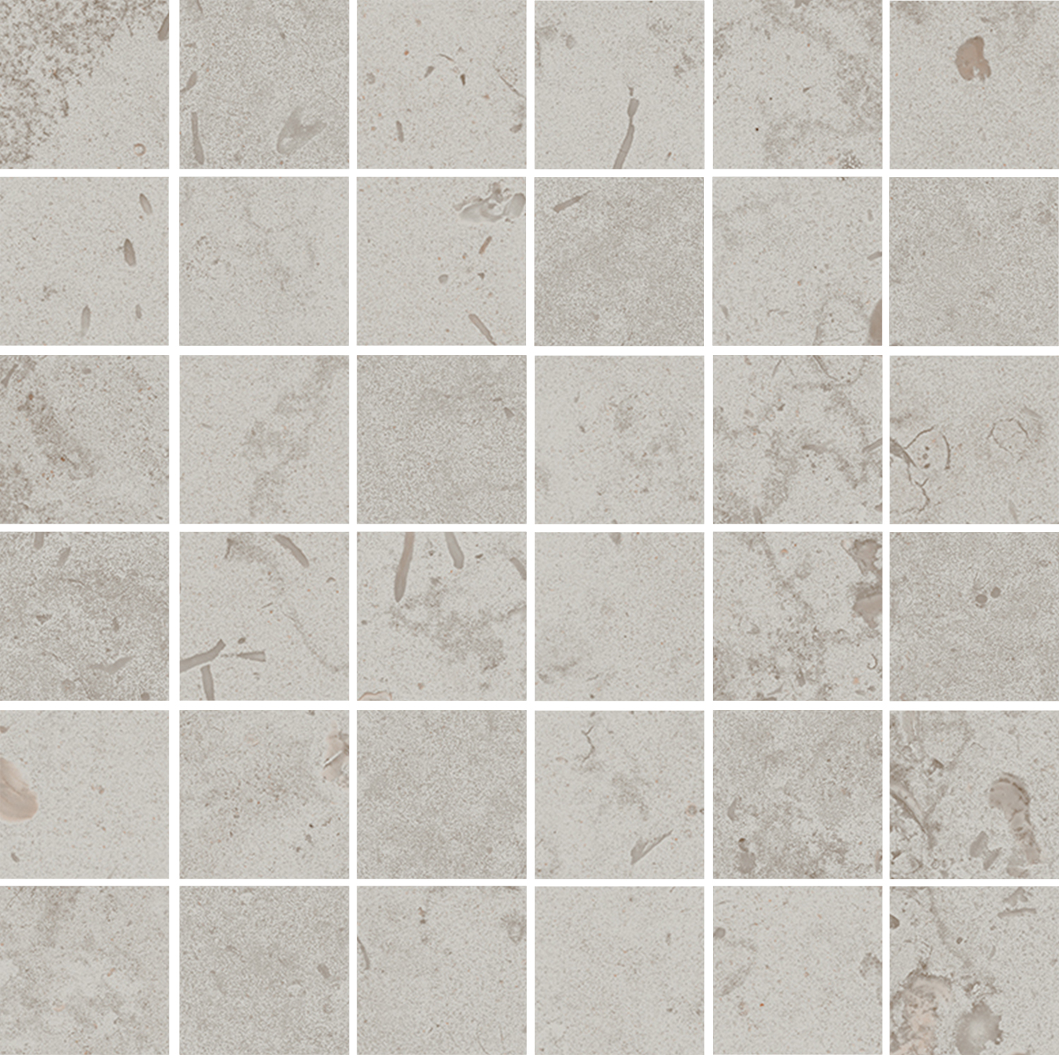 DD2053/MM Декор Про Лаймстоун Серая Светлая Матовая Мозаичная 30х30 - фото 4