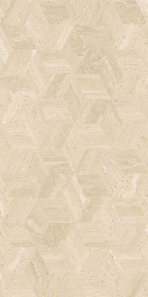 PF60012864 На стену Sensi Roma Cube Cream Nat Ret 3D 60x120 - фото 3