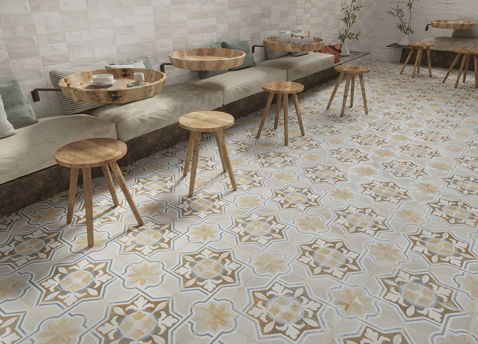 38178 На пол Fs Clay Blossom 45x45x0.95 - фото 2