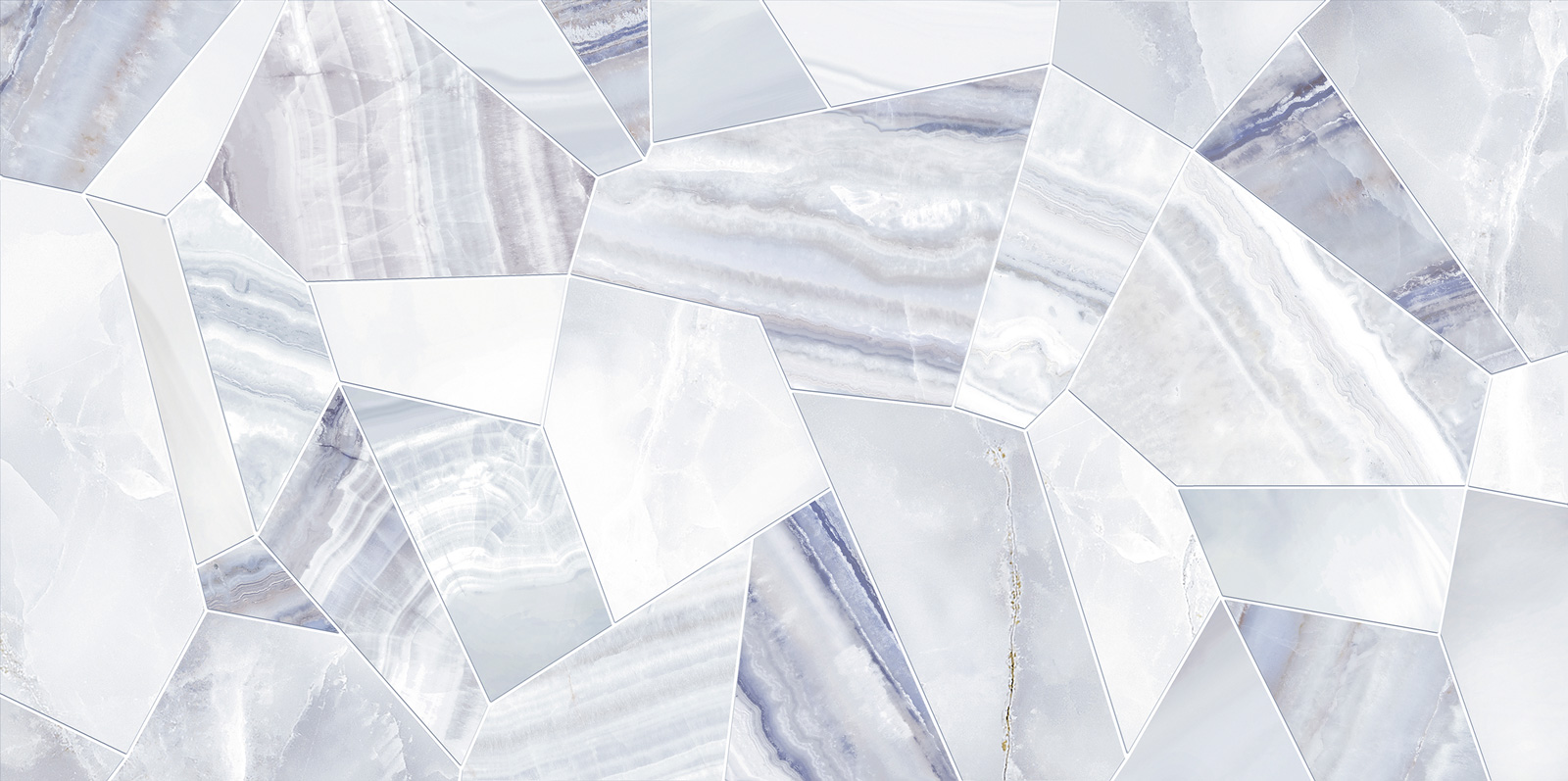 TWU09BGM017 На стену Bergamo Голубой геометрия - фото 5