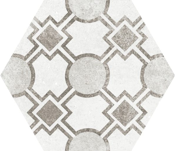 22099 Декор Hexatile Cement Garden Grey - фото 17