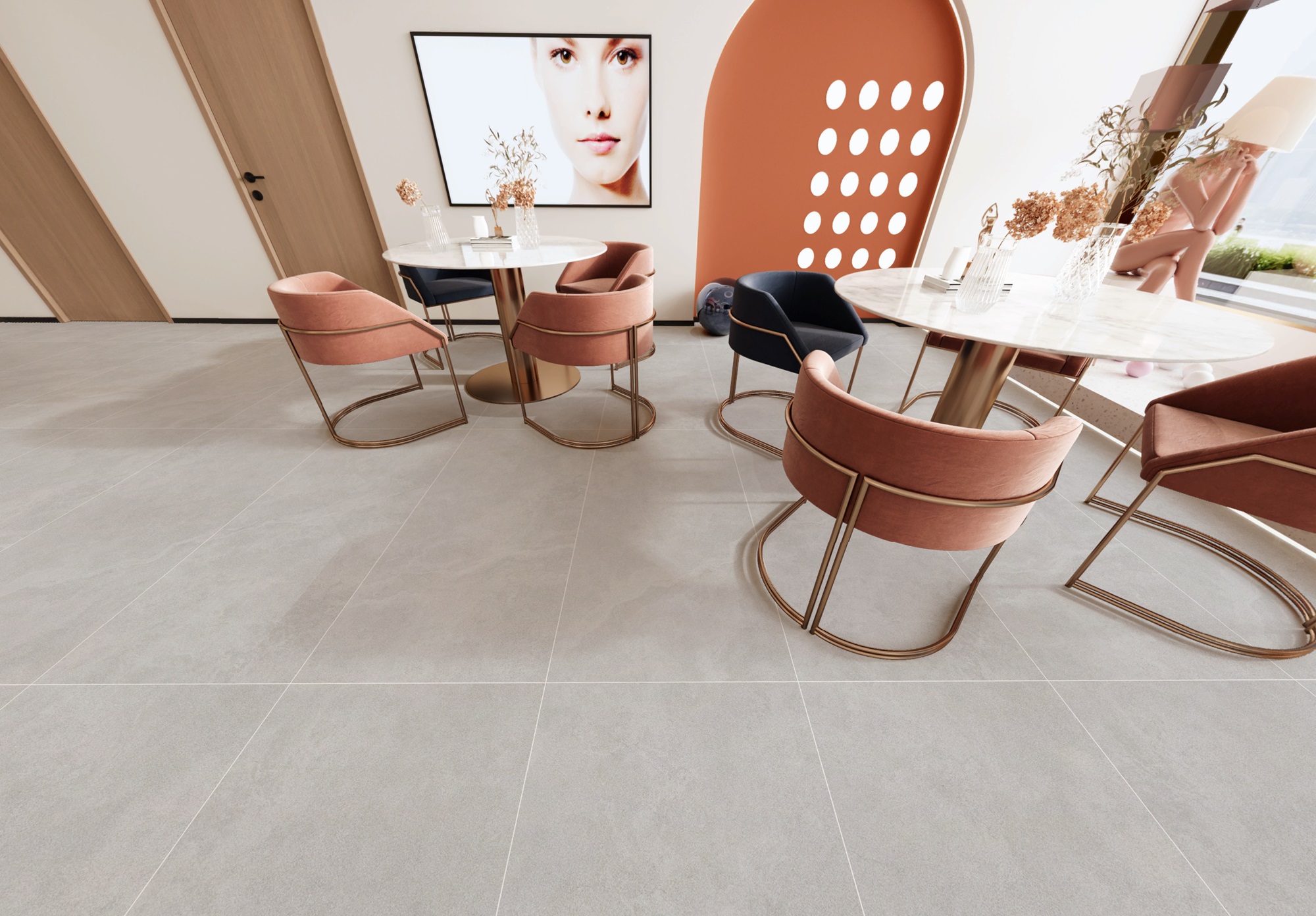 На пол Beirut Polished Wax Matt 60x120 - фото 9