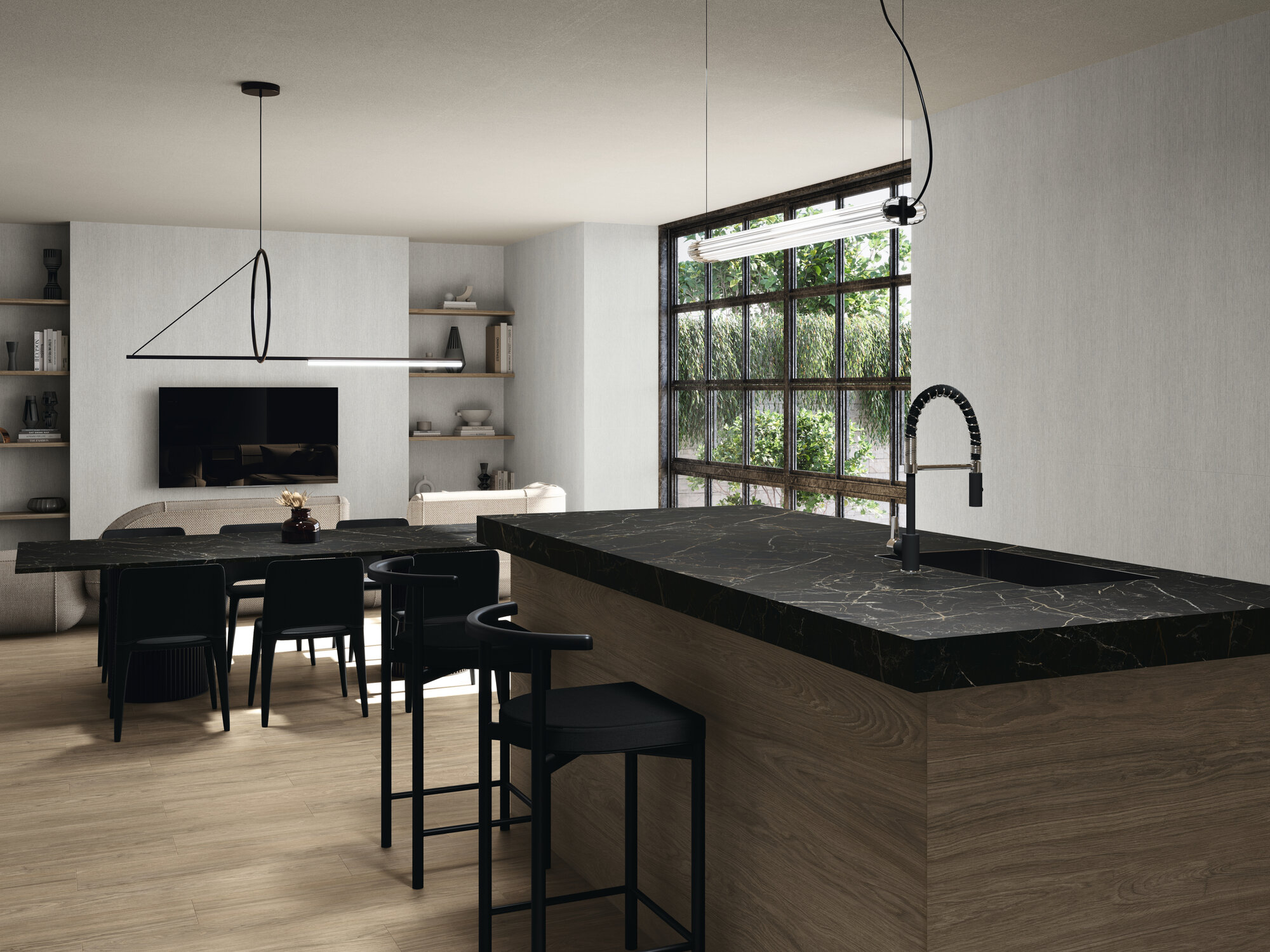 A041984 На стену Lun Grey Rect 60x120 - фото 9