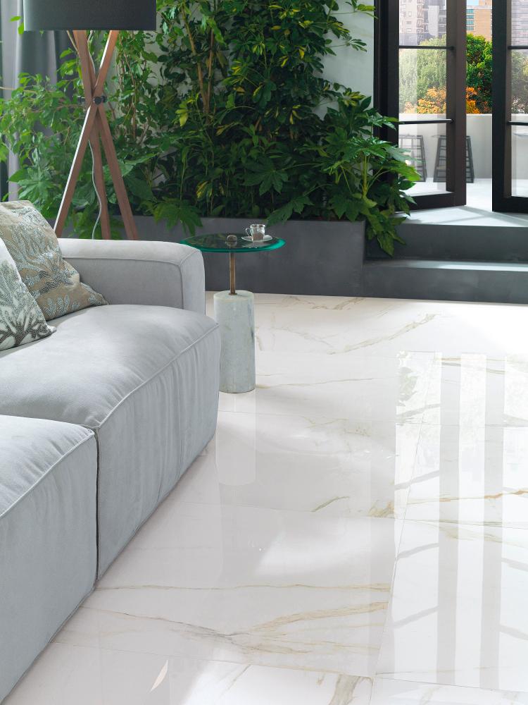 100331028 На стену Calacata Gold Silk 120x120 - фото 14