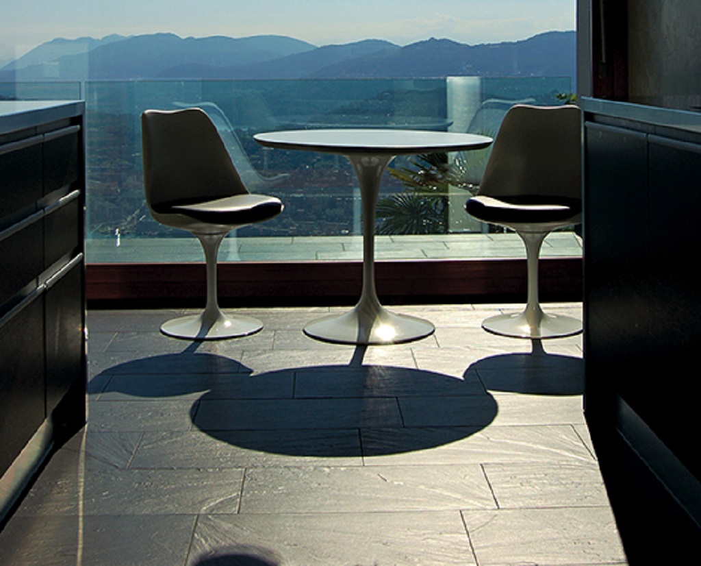 Ступень Lavagna Scalino Nera Levigato 9.5мм 30x33 - фото 8