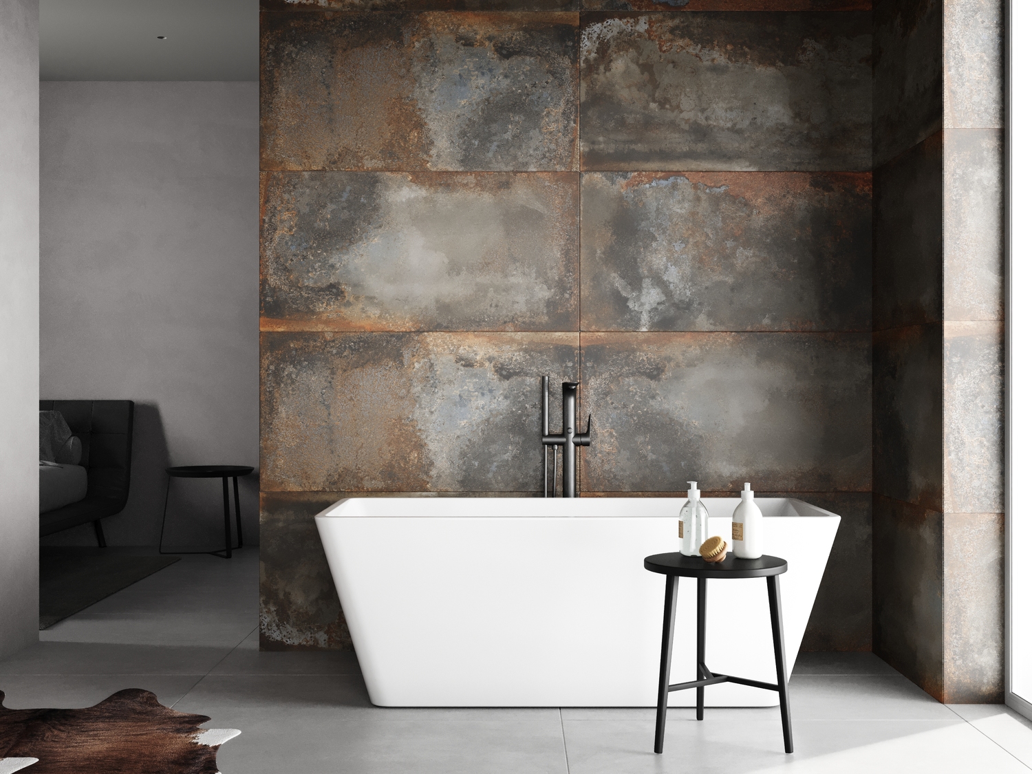 A17425 На пол Valmonte Светло-серый ректификат 60x120 - фото 12