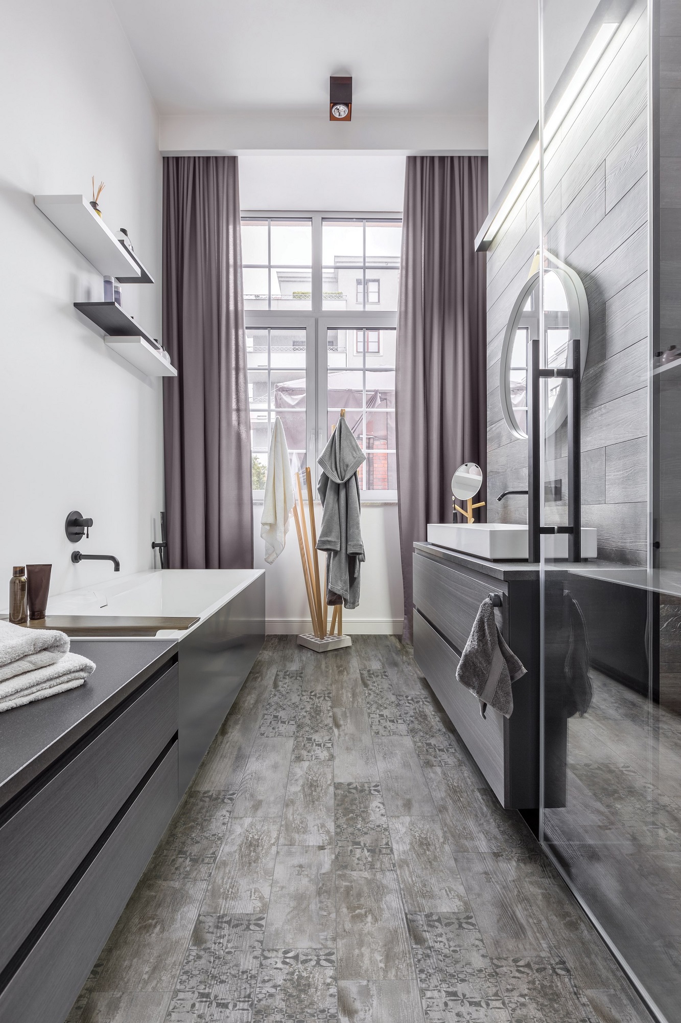 7364-0001 Декор Грей Вуд Темный - фото 3