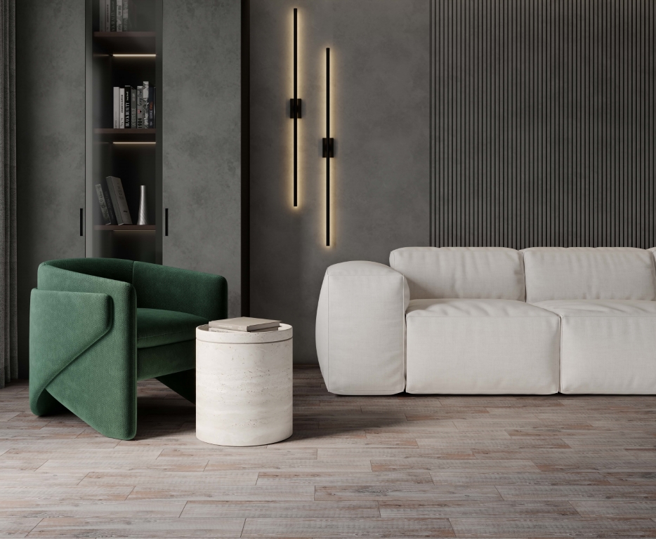 На пол Lucie Светло-бежевый 59.4x14.7 - фото 16