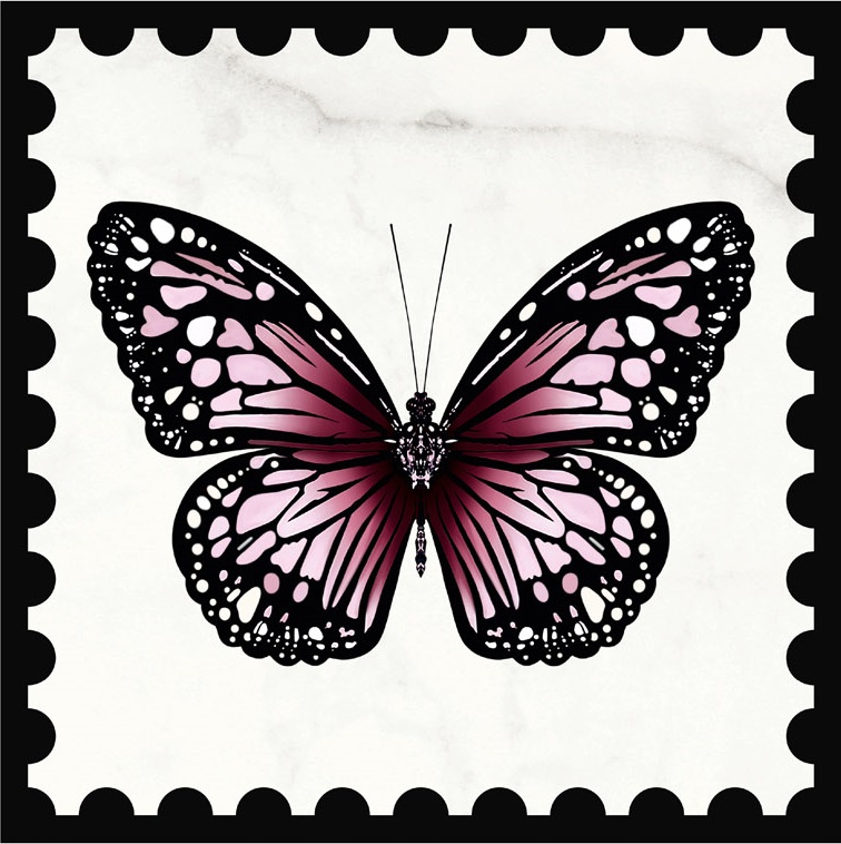 K1222MK0A0 Декор Victorian by Mary Katrantzou White Butterfly Perforated (set 4 pcs) 20х20 - фото 3