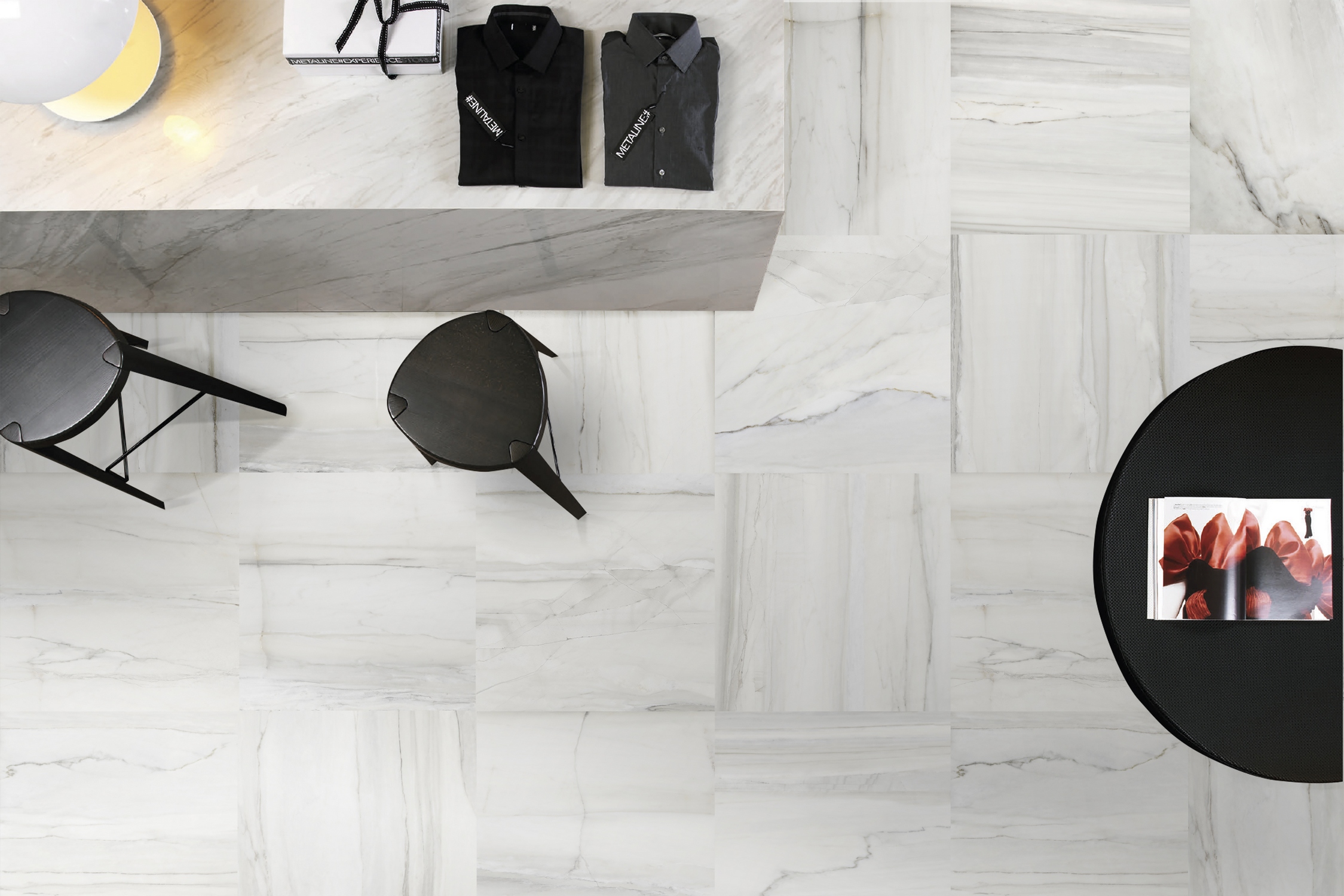 GR06 Напольный Мрамор Серо-коричневый матовый 600x600 - фото 6