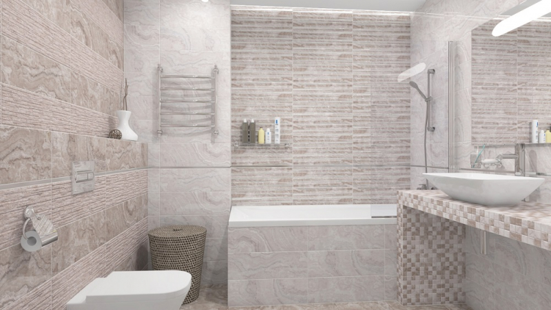 17-10-11-1190 На стену Marmo Бежевая Мозаика - фото 8