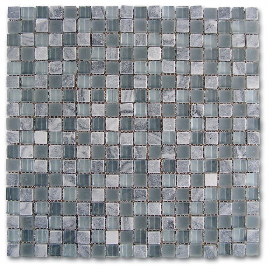 185024 Настенная Materia Mosaico Grey-Glass 29.3x29.3