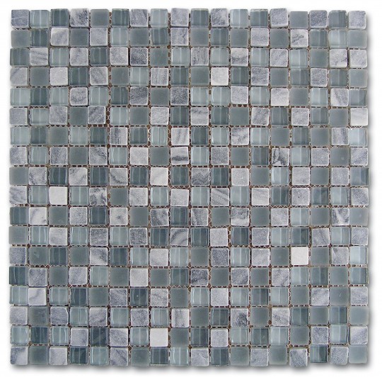 185024 На стену Materia Mosaico Grey-Glass 29.3x29.3