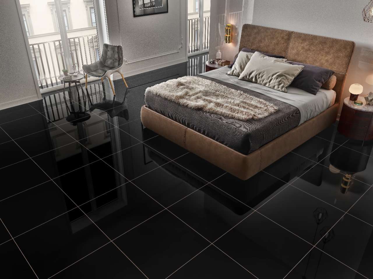 (Extra Black) На пол Black and White Super Black - фото 5