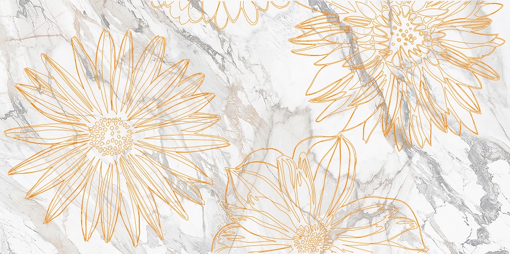 Декор Briere D Flower Белый 1 - фото 7