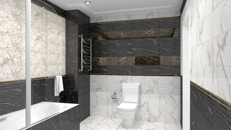 1064-0158 На стену Миланезе Дизайн Кaррaрa вoлнa 20х60 - фото 11