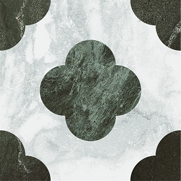 4101196 На пол Dandy Pin White Green 18.6x18.6 - фото 48