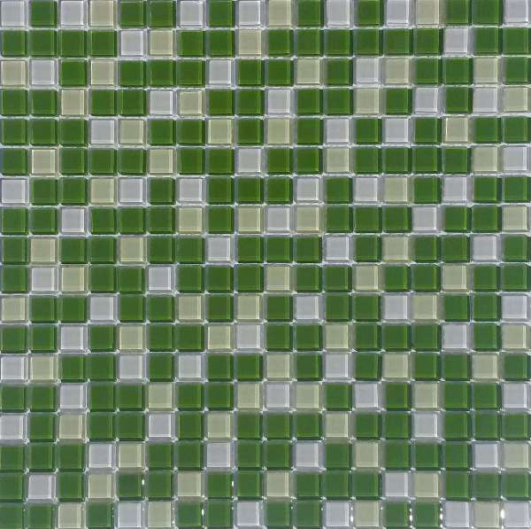 LS 1504 На пол Стекло микс Зеленый мелкий микс стекло