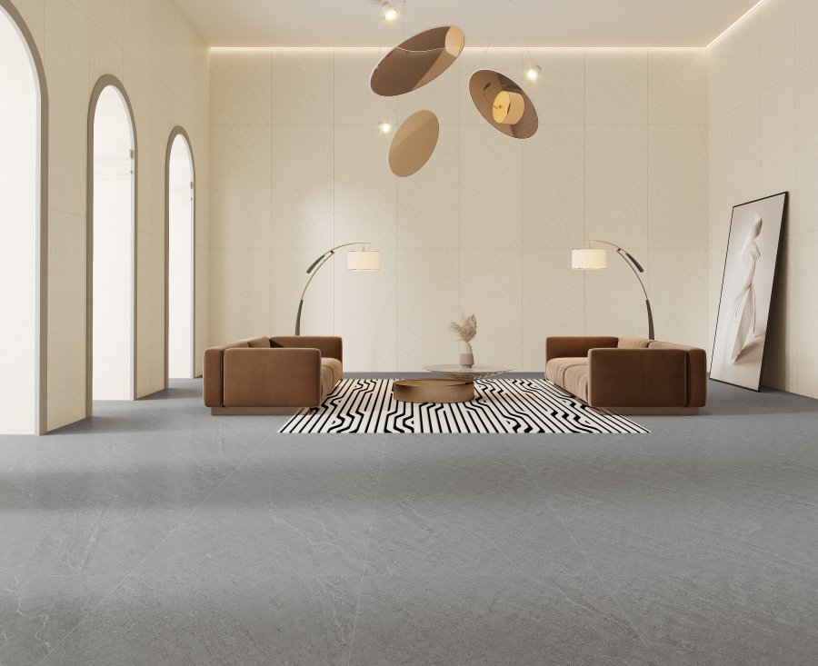 GOLDEN CARRARA 60*120 (2 шт-1,44 м2) На пол Porcelain Tile 60x120 Golden Carrara - фото 7