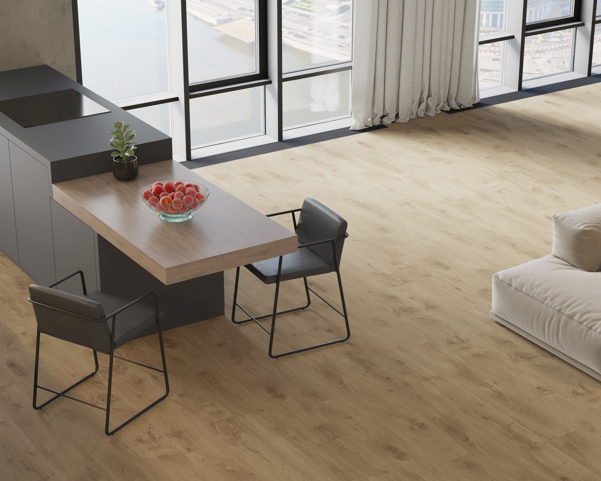 K-2304/SR/200x1200x11 На пол Dubrava Коричневый Структурированный 120x20 - фото 18