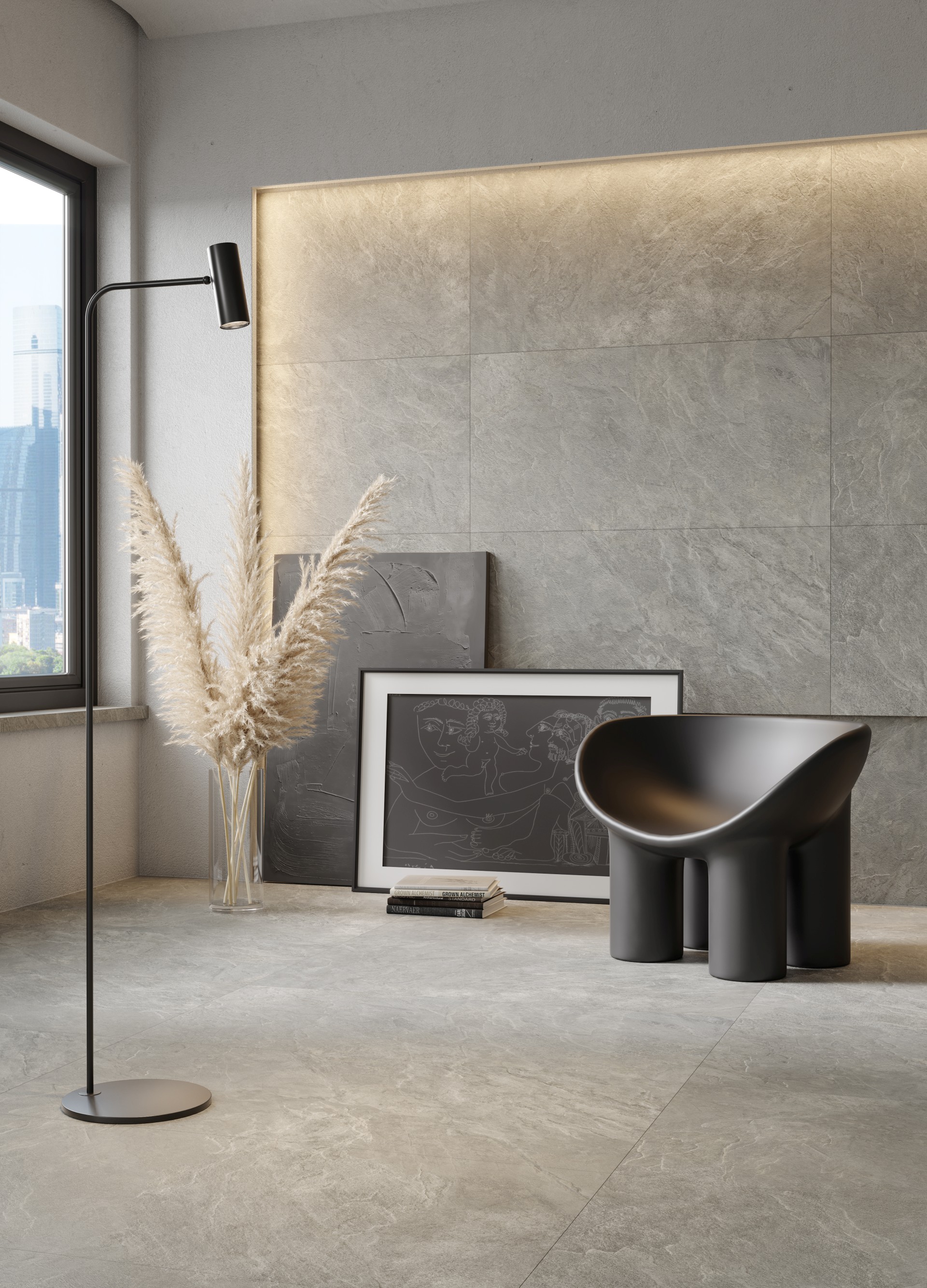 K-2210/SR/st01/300x600x9 Ступень Krater Light Grey SR 300x600x9 - фото 6