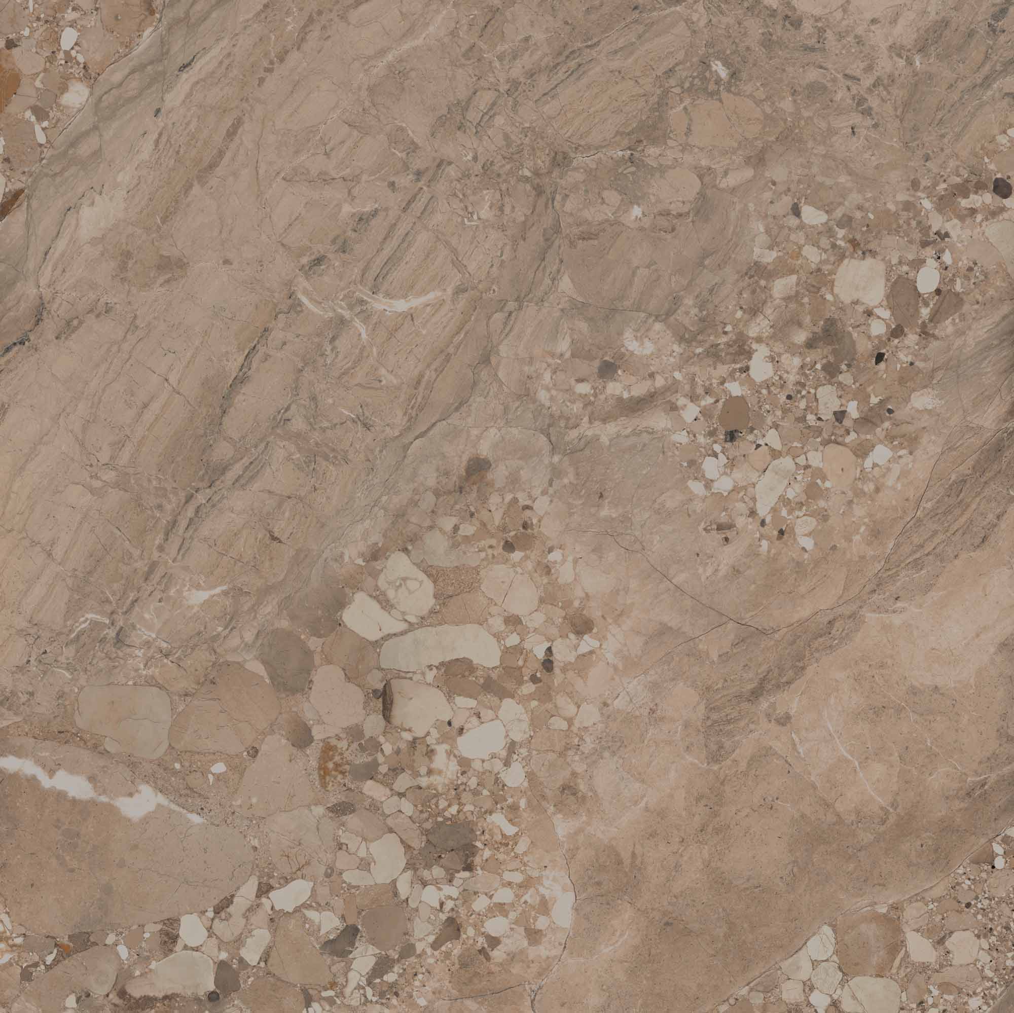 На пол Oceanmist OM03 Brown неполированный 80x80 - фото 7