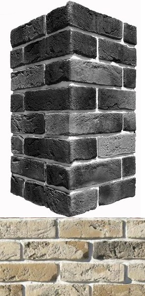 304-15 На стену Лондон брик Design угол 22x6.5
