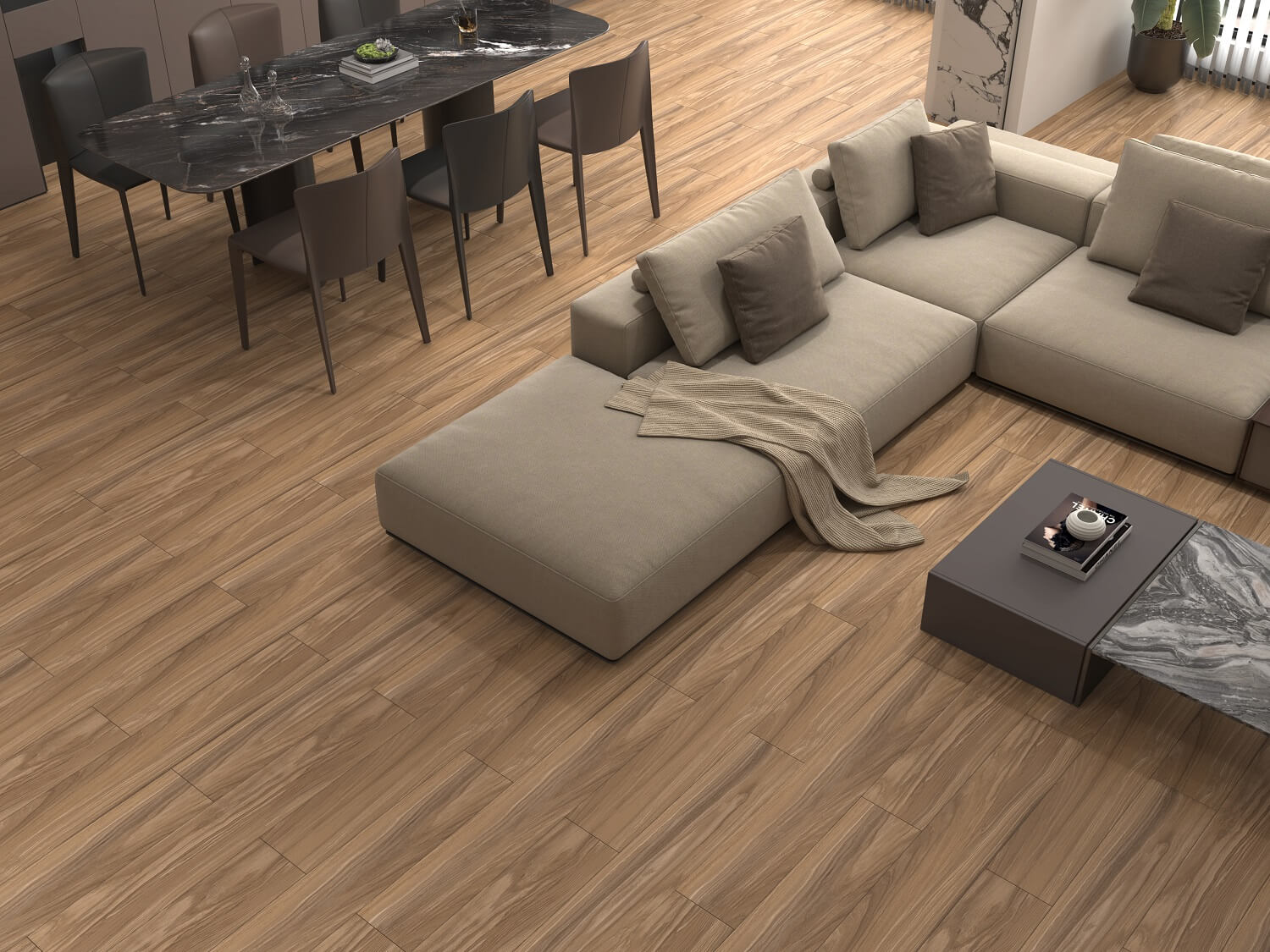 На пол Payton Wood Grey Matt 20x120 - фото 7