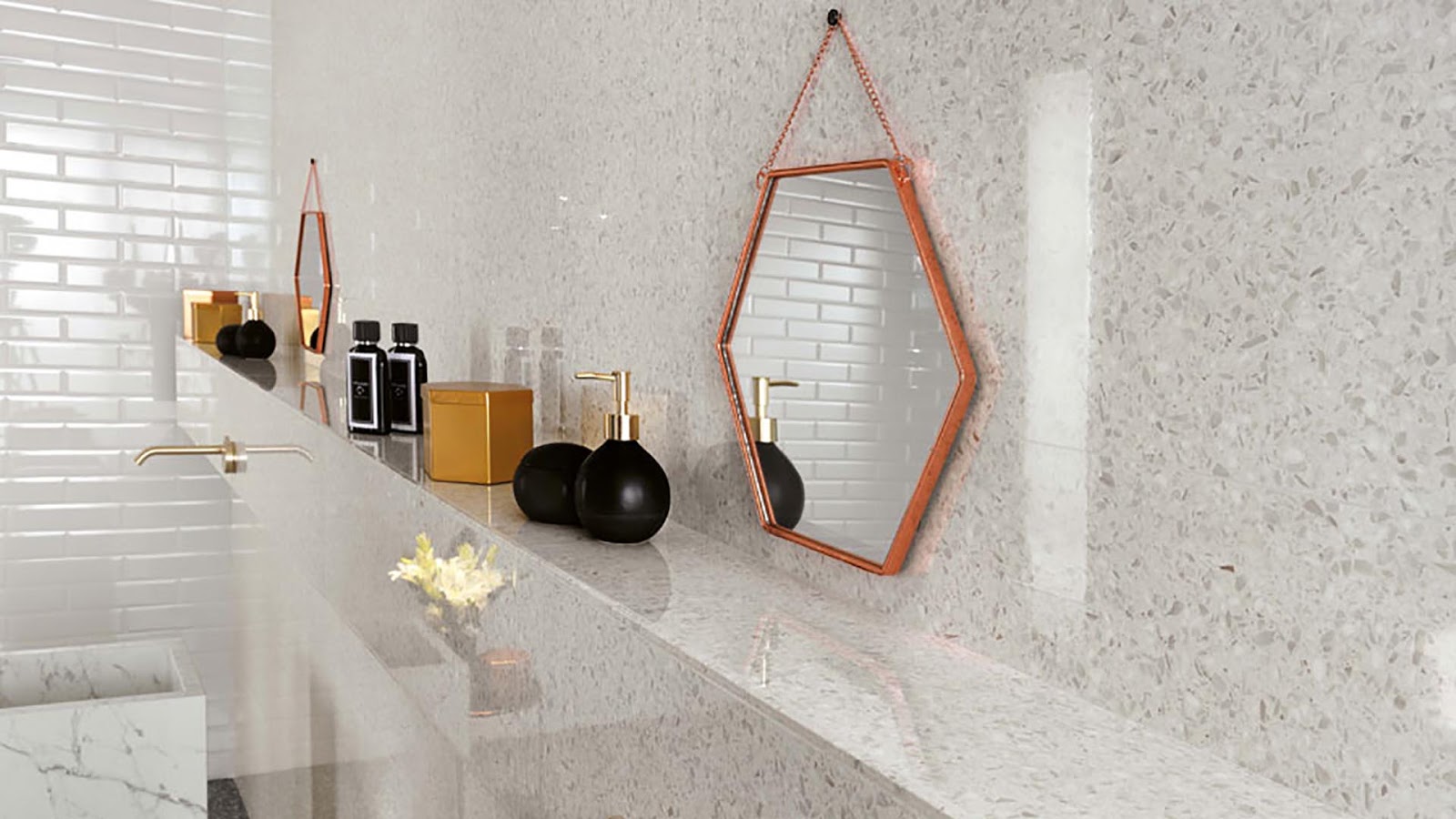 ATW5 На пол Marvel Gems Terrazzo Cream 60 - фото 13