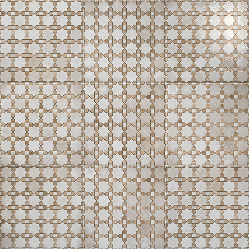 PT03970 На пол Mosaic Arabian Riad 20x20
