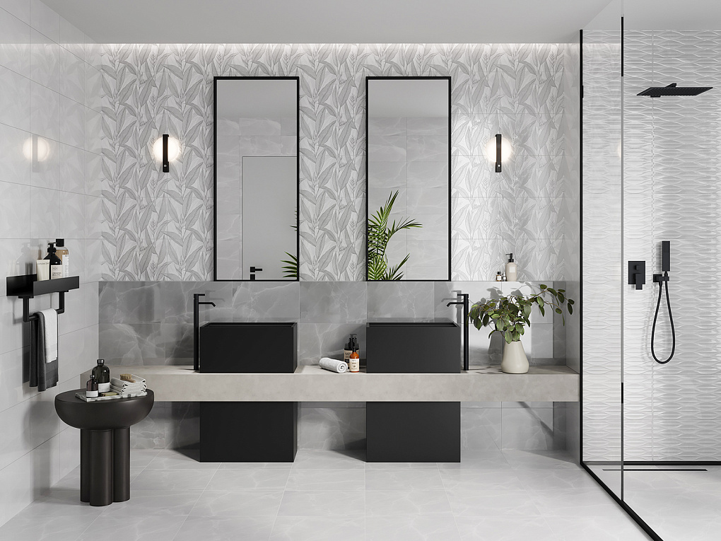 010100001552 На стену Эдем Серый низ 04 25x40 - фото 12