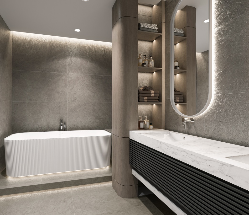 NTT99617M На пол Granite Limestone Grey Structura 60x120 - фото 21