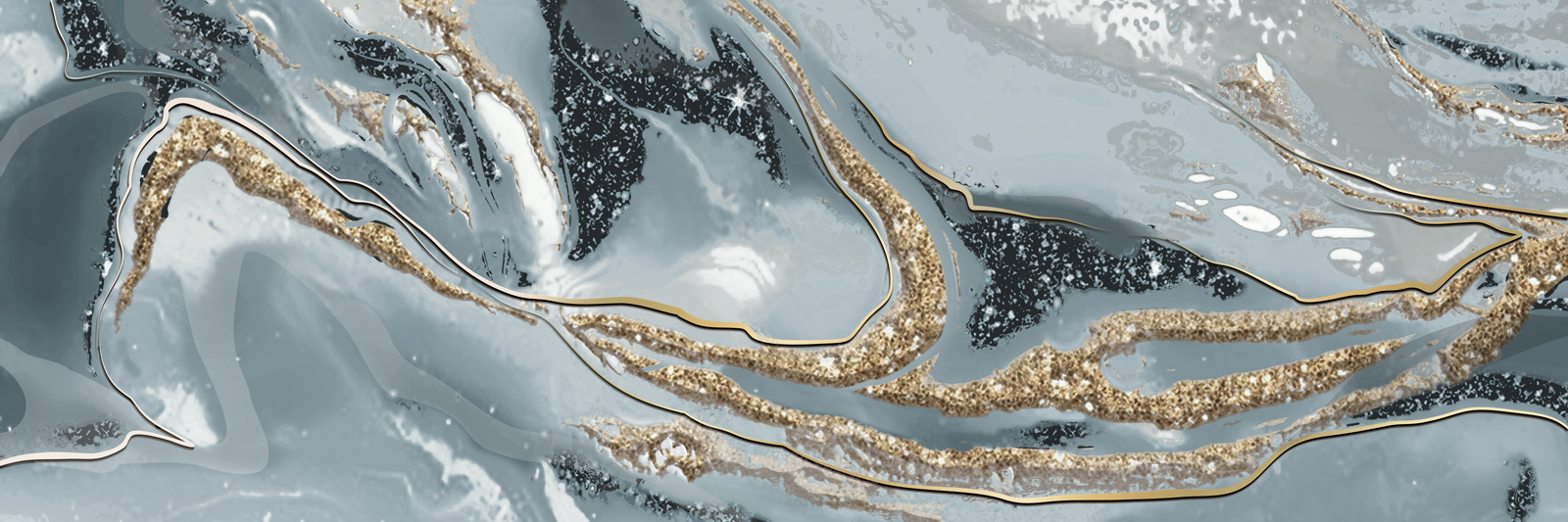 DWA11TOR616 Декор Tori Синий Мрамор 1 7.5мм