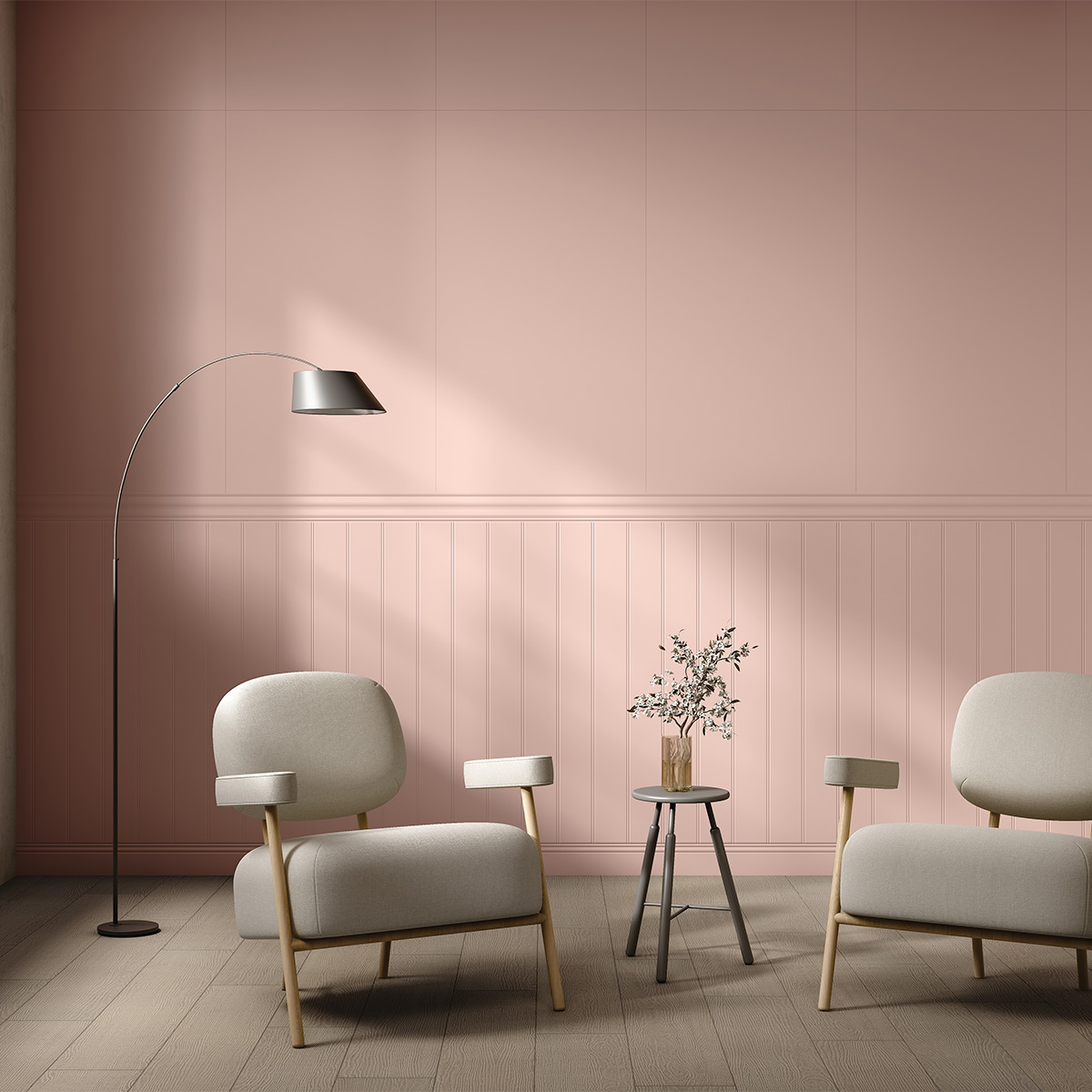 N90057 На стену Rare & Unique Leaf Wainscot Matt 60x120 - фото 7