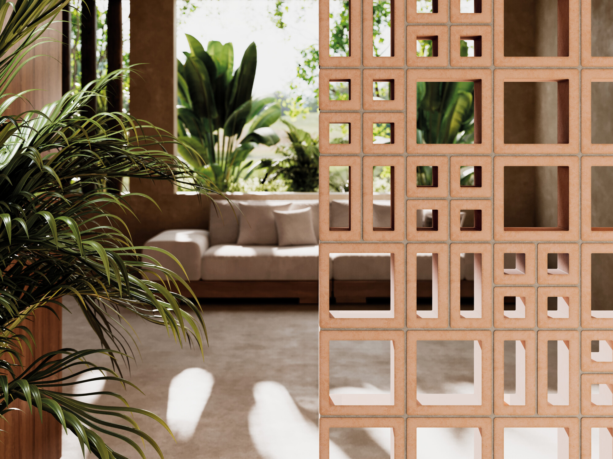 42754 На стену Jali Clay 10x10 - фото 4