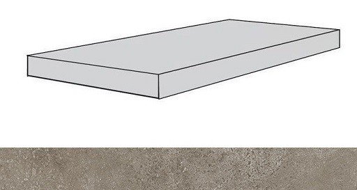 620070001319 Ступень Drift Light Grey Scal.60 Ang.Dx