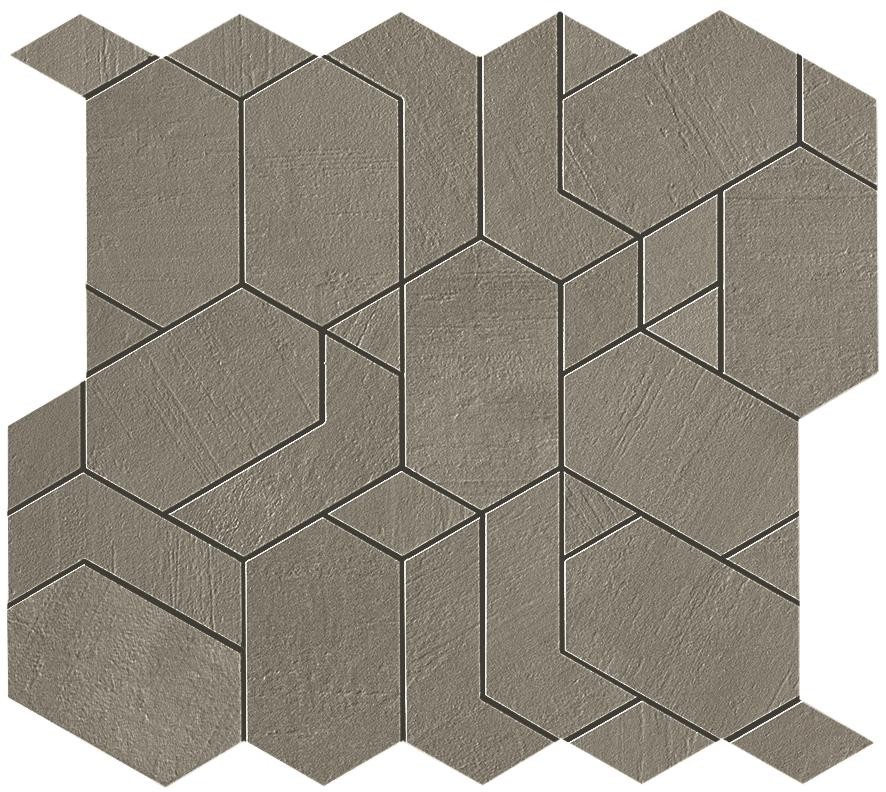 A0QC Декор Boost Pro Taupe mosaico shapes 33.5x31