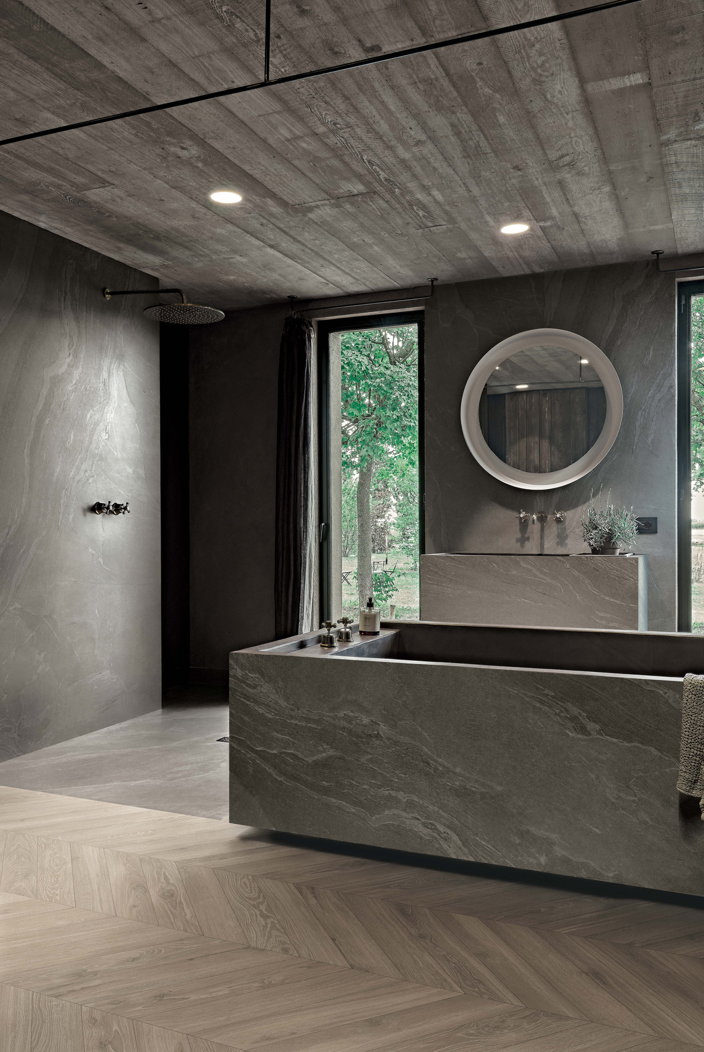 776475 На пол Woodslate Life Dove Matte Ret 60x60 - фото 28