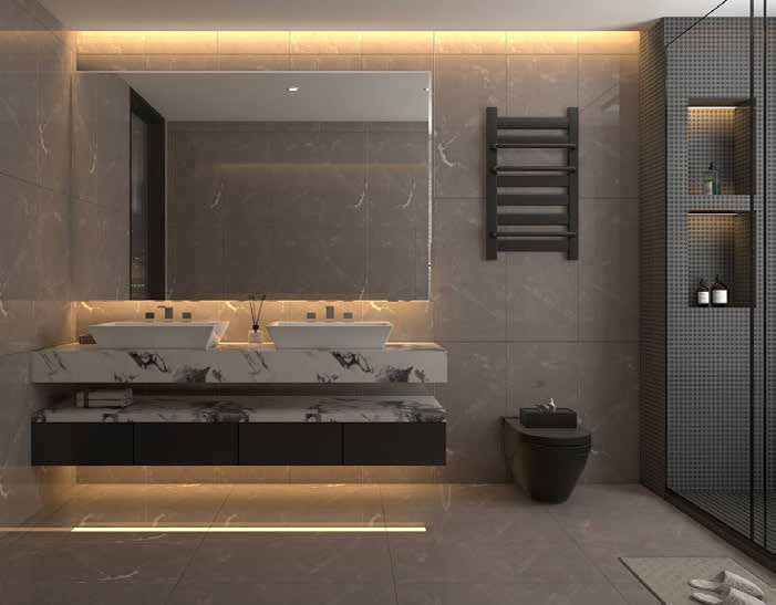 BHW-0016 На пол Karna Brown Polished (Sinking Ink) 600x1200x8 - фото 4