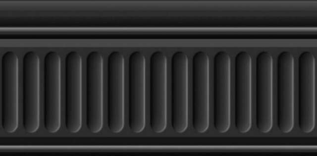 19049/3F Бордюр Бланше Cen. Черный структурированный 20x9.9