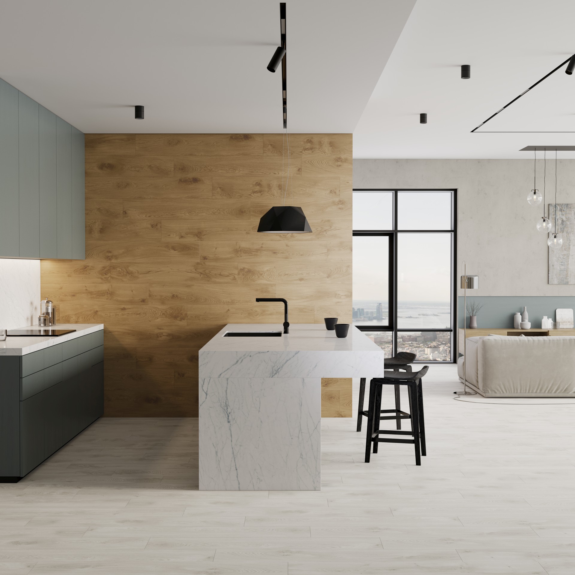 K-2304/SR/200x1200x11 На пол Dubrava Коричневый Структурированный 120x20 - фото 14