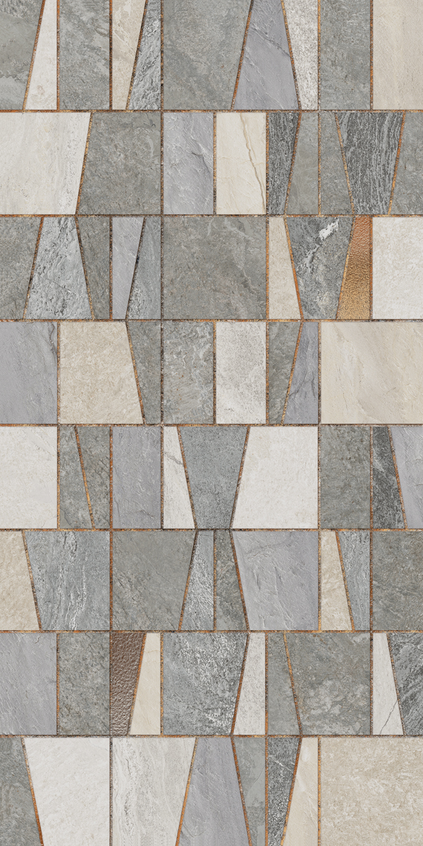 145305 На стену Cristalia Irides Grey Natural Rect 60x120 - фото 4