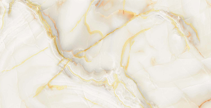 H18004006G Напольный Shiny Onyx Gold Carving 60x120 - фото 3