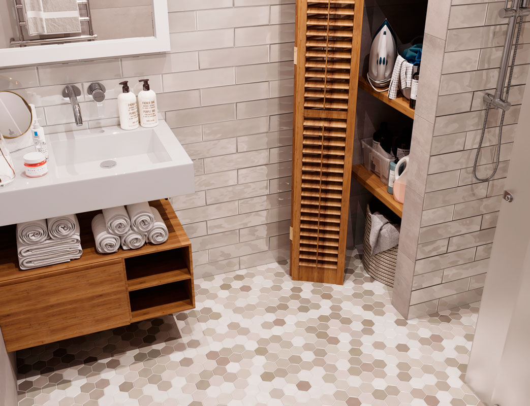 LWWB84555 На стену Homework Crackle Blue Mixed Glossy - фото 10