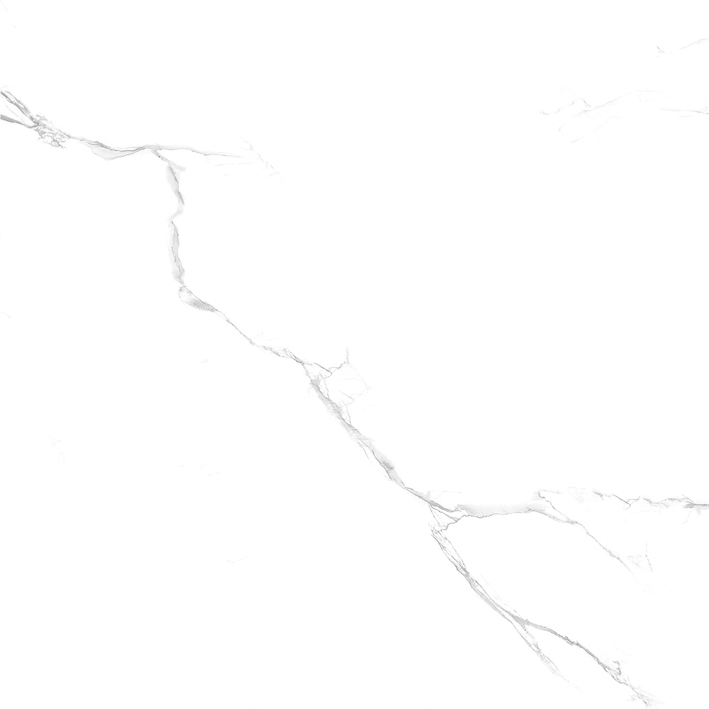 На пол Sisam White Glossy 60x60 - фото 3