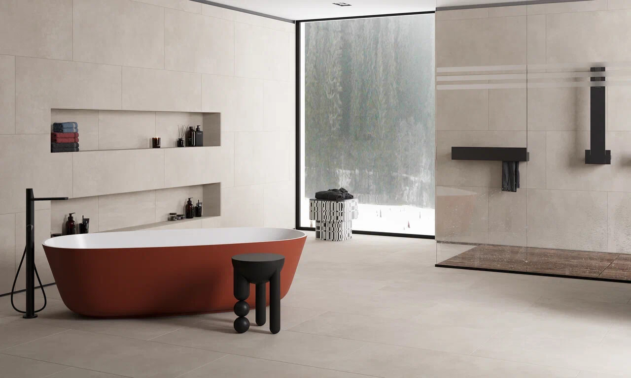 933  На пол Cement Flake Mud 180x120 - фото 30