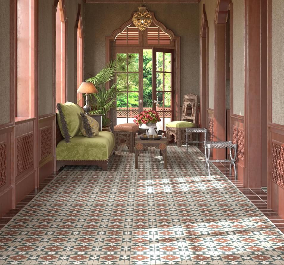 188696 На пол Mintons Canterbury 20x20 - фото 6