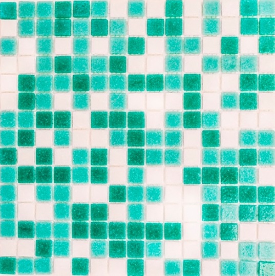 Emily 4*20*20 327*327 На пол Стеклянная мозаика Emily