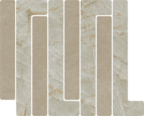 41WB Декор Tandem Mosaico Trellick Uyuni Beige 30x24.2